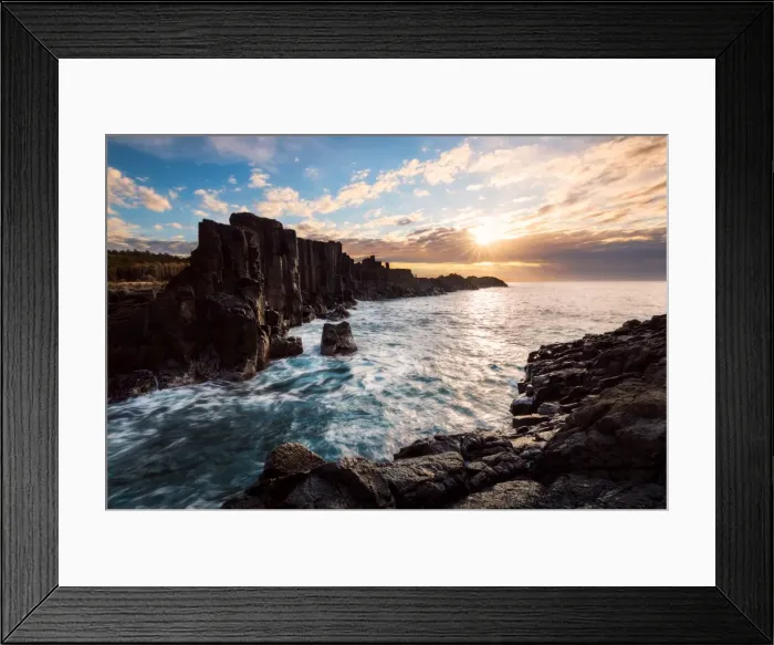 Framed Print : Great Wall and sunrise