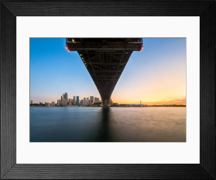 Framed Print : Under The Harbour Bridge Framed Print : Under The Harbour Bridge