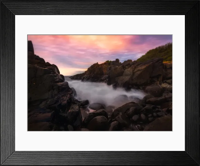 Framed Print : Seascape long-exposure Framed Print : Seascape long-exposure
