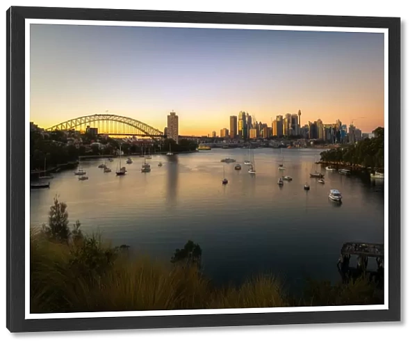 Sydney City Sunrise at Waverton, Australia