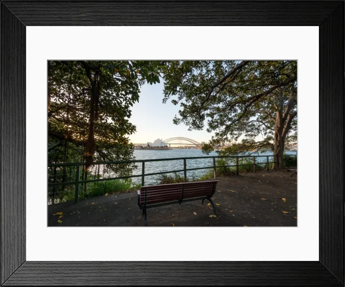Framed Print : Sydney Look out Framed Print : Sydney Look out