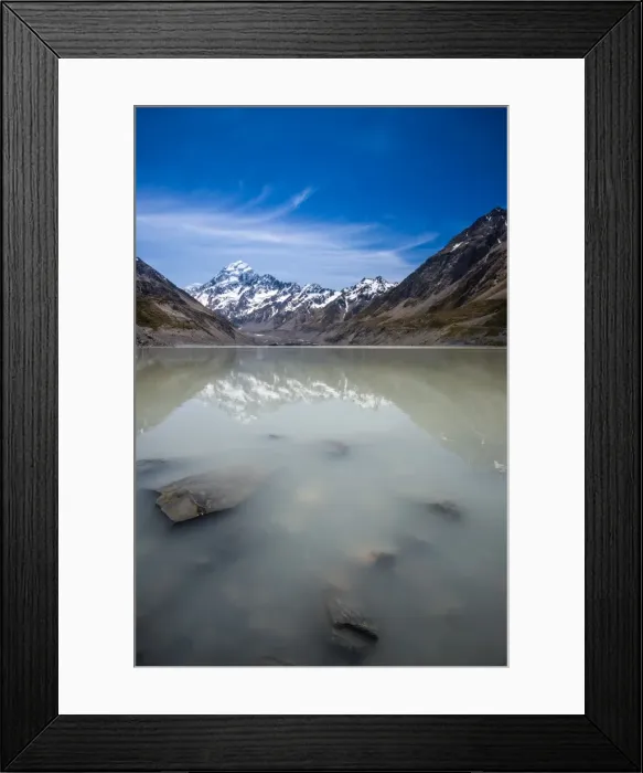 Framed Print : Mount cook and its reflection Framed Print : Mount cook and its reflection