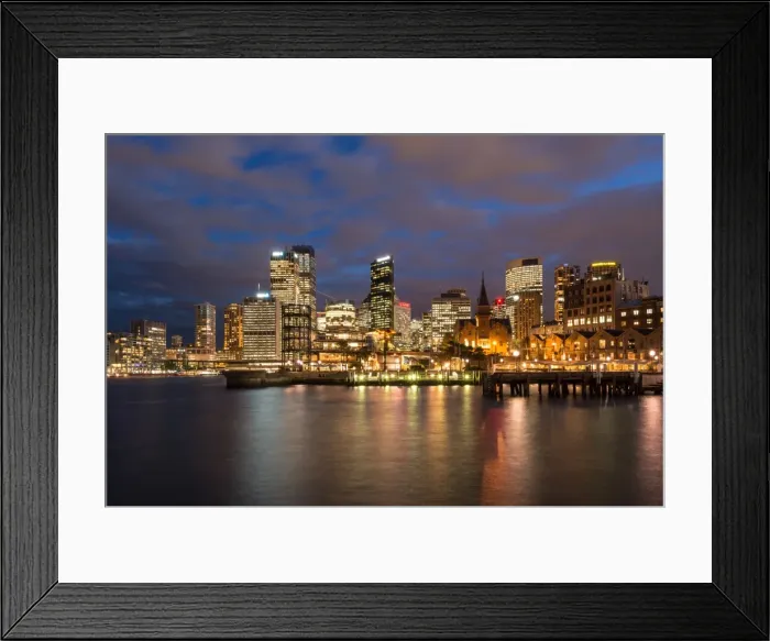 Framed Print : Sydney city and darling harbor Framed Print : Sydney city and darling harbor