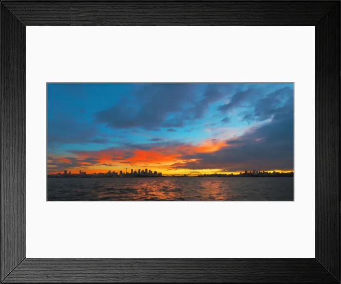 Framed Print : Sydney in vivid Framed Print : Sydney in vivid