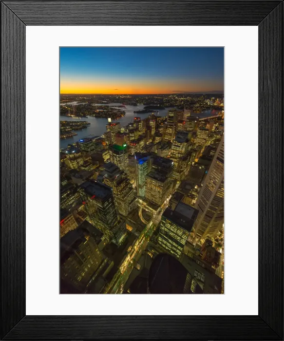 Framed Print : Sunset at Sydney