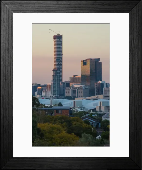 Framed Print : Brisbane Sunset
