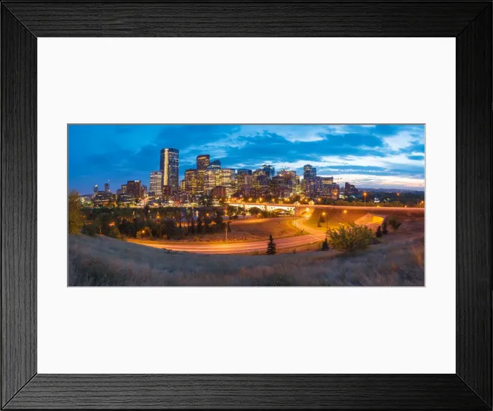 Framed Print : Calgary the city