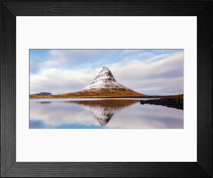 Framed Print : Kirkjufell Reflection