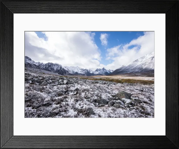 Framed Print : snowy mountain in the wilderness of Tombstone Framed Print : snowy mountain in the wilderness of Tombstone