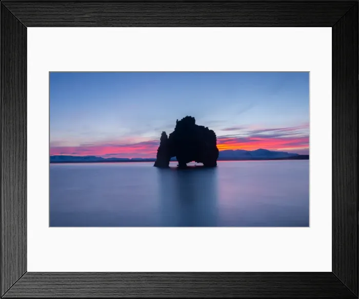 Framed Print : Silent at Hvitserkur Framed Print : Silent at Hvitserkur