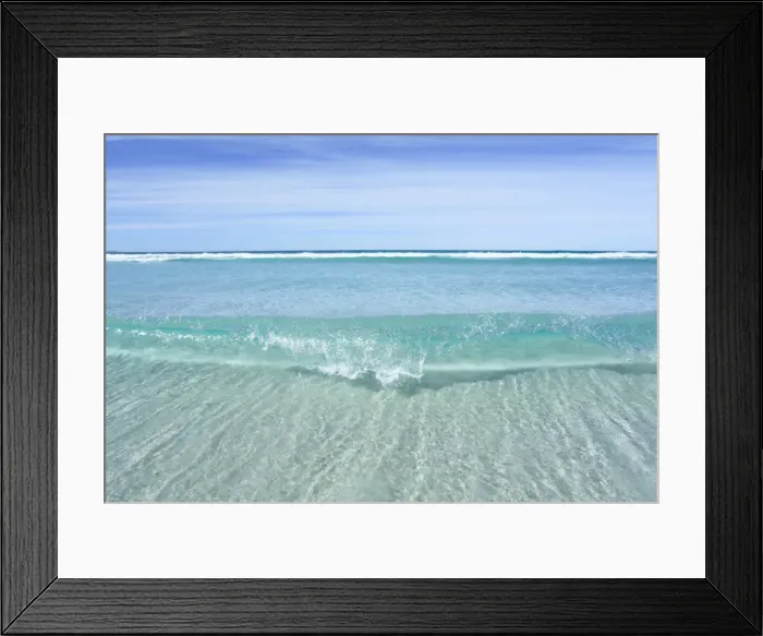 Framed Print : Crystal clear seawater at Sleaford Bay. Australia Framed Print : Crystal clear seawater at Sleaford Bay. Australia