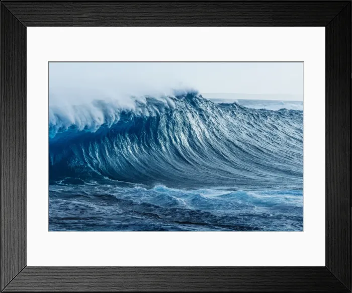 Framed Print : Breaking wave. Southern Ocean. Australia