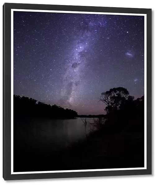Milky Way over the Murray River. Australia