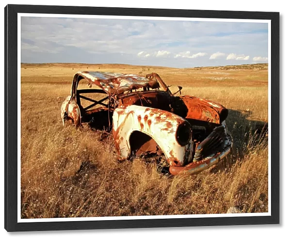 Old rusty car. Outback Australia