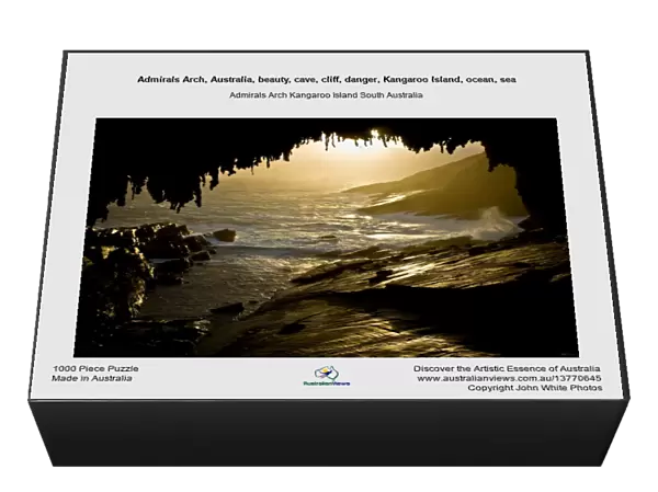 Admirals Arch, Australia, beauty, cave, cliff, danger, Kangaroo Island, ocean, sea