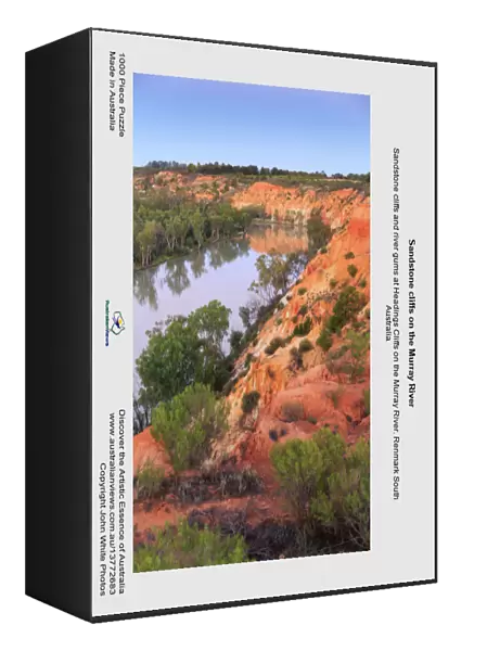 Sandstone cliffs on the Murray River