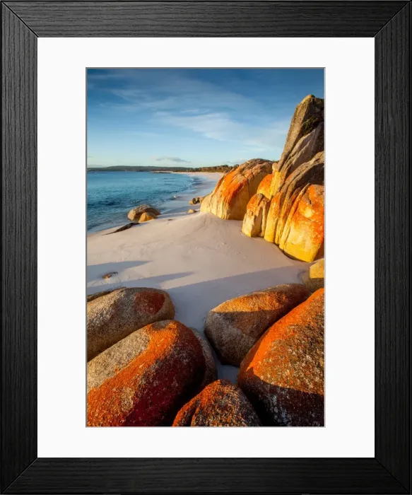 Framed Print : Bay of Fires Framed Print : Bay of Fires