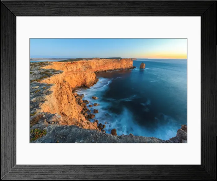 Framed Print : Sheringa cliffs. Eyre Peninsula. South Australia