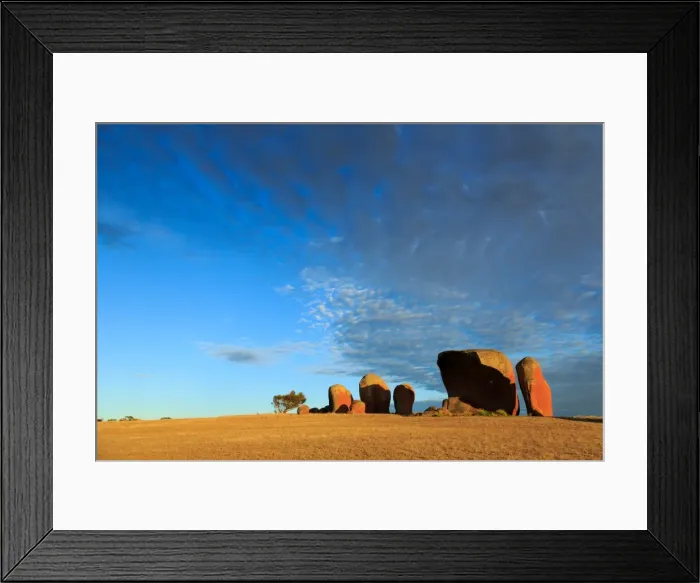 Framed Print : Murphys Haystacks at dawn. South Australia Framed Print : Murphys Haystacks at dawn. South Australia