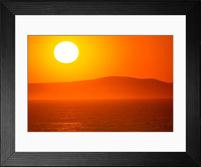 Framed Print : Sunrise over the ocean. Sleaford Bay. Australia Framed Print : Sunrise over the ocean. Sleaford Bay. Australia