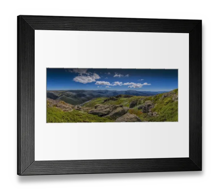 Framed Print : Alpine scenery near Falls creek in the mountainous region of north east Victoria, Australia Framed Print : Alpine scenery near Falls creek in the mountainous region of north east Victoria, Australia