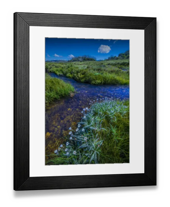 Framed Print : Alpine scenery near Falls creek in the mountainous region of north east Victoria, Australia Framed Print : Alpine scenery near Falls creek in the mountainous region of north east Victoria, Australia