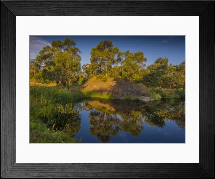 Framed Print : Livingstone Creek reserve at Omeo, in the Alpine mountainous region of north east Victoria, Australia