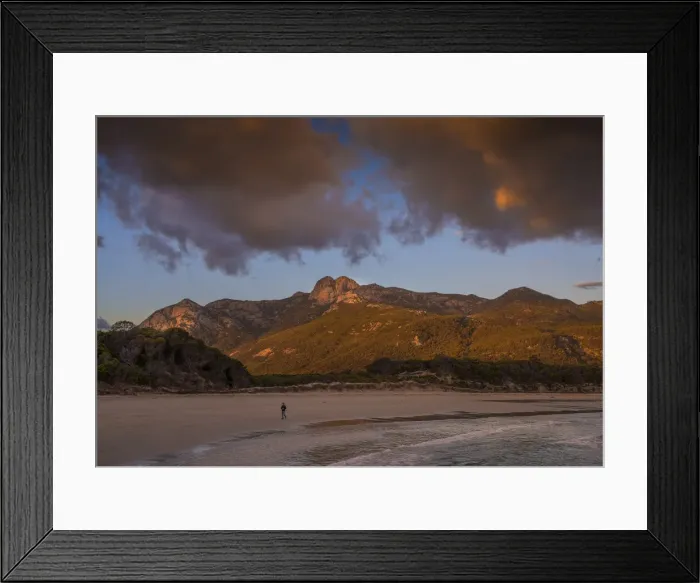 Framed Print : Afternoon light and approaching dusk at Trousers point, Flinders Island, Bass Strait, Tasmania, Australia Framed Print : Afternoon light and approaching dusk at Trousers point, Flinders Island, Bass Strait, Tasmania, Australia