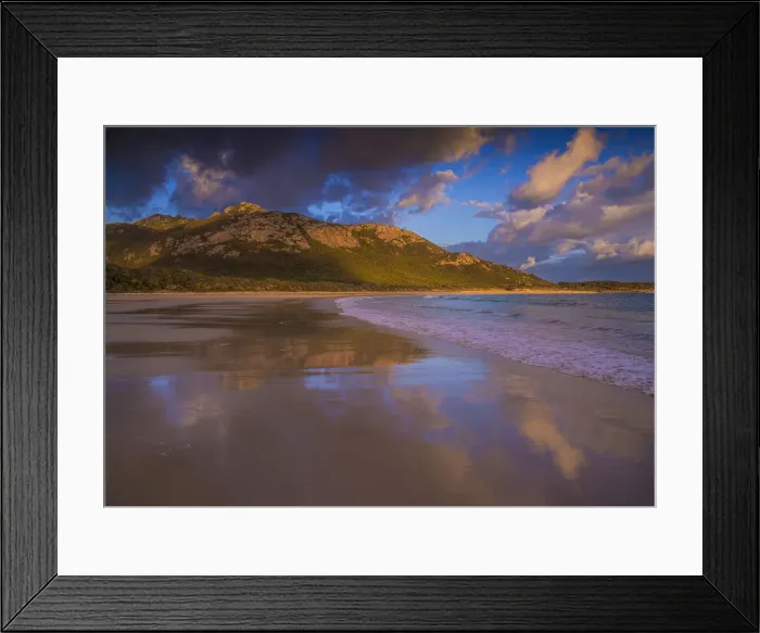 Framed Print : Afternoon light and approaching dusk at Trousers point, Flinders Island, Bass Strait, Tasmania, Australia Framed Print : Afternoon light and approaching dusk at Trousers point, Flinders Island, Bass Strait, Tasmania, Australia