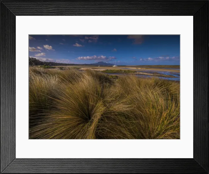 Framed Print : Coastal view at the Bluff, west coastline of Flinders Island, Bass Strait, Tasmania, Australia