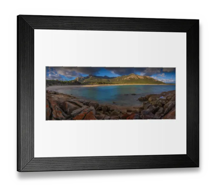 Framed Print : Afternoon light and approaching dusk at Trousers point, Flinders Island, Bass Strait, Tasmania, Australia Framed Print : Afternoon light and approaching dusk at Trousers point, Flinders Island, Bass Strait, Tasmania, Australia