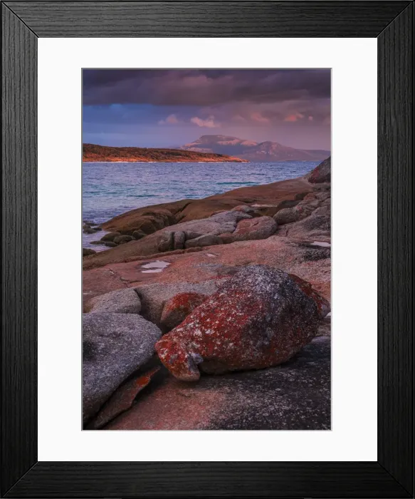 Framed Print : Trousers point dusk, Flinders Island, Bass Strait, Tasmania, Australia Framed Print : Trousers point dusk, Flinders Island, Bass Strait, Tasmania, Australia