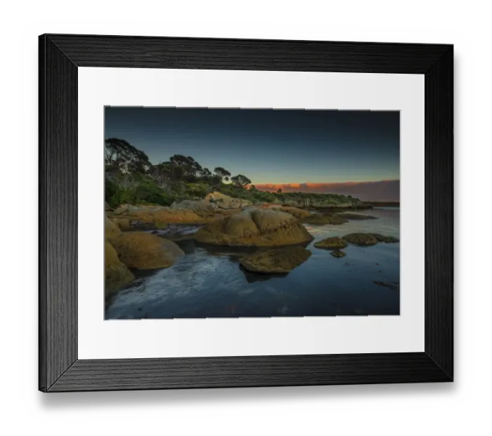 Framed Print : Low tide along the shoreline of Fotheringate beach, Flinders Island, Bass Strait, Tasmania, Australia Framed Print : Low tide along the shoreline of Fotheringate beach, Flinders Island, Bass Strait, Tasmania, Australia