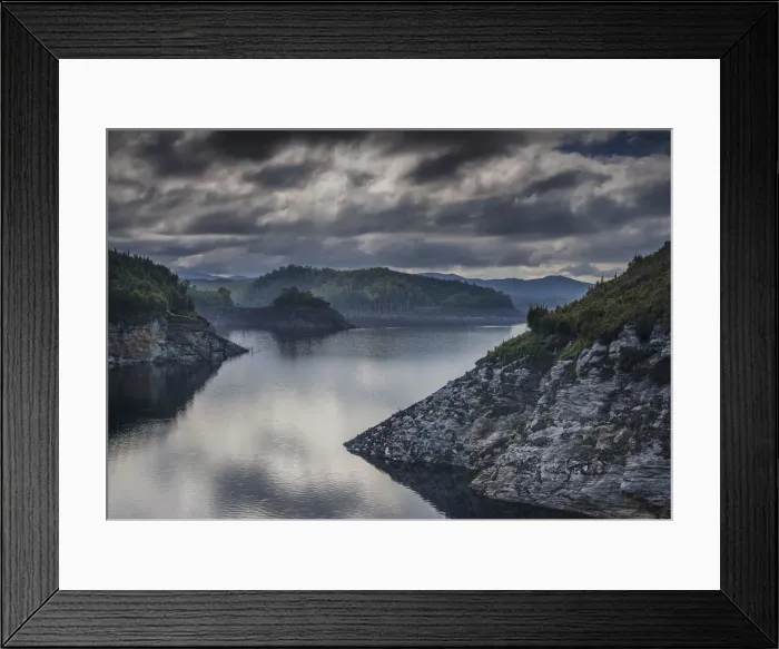 Framed Print : Lake Gordon, situated in south west Tasmania, Australia