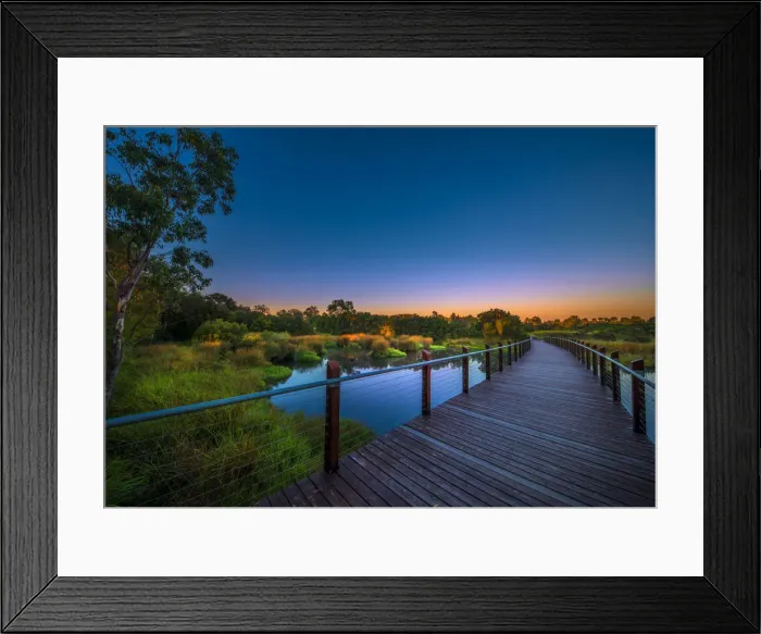 Framed Print : The lovely wetlands at Hidden Grove, Keysborough South, Melbourne, Victoria, Australia