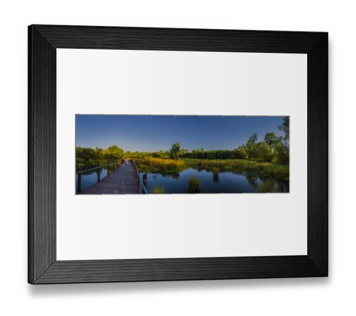 Framed Print : The lovely wetlands at Hidden Grove, Keysborough South, Melbourne, Victoria, Australia