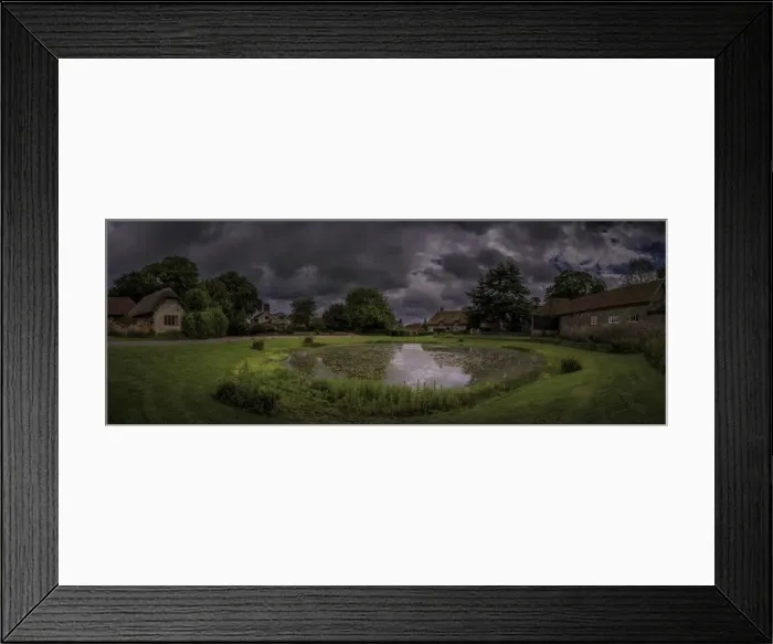 Framed Print : The historic village of Ashmore, the highest point in Dorset, England, United Kingdom