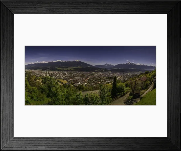 Framed Print : City view of Innsbruk, in the alpine region of Tyrol, Austria Framed Print : City view of Innsbruk, in the alpine region of Tyrol, Austria