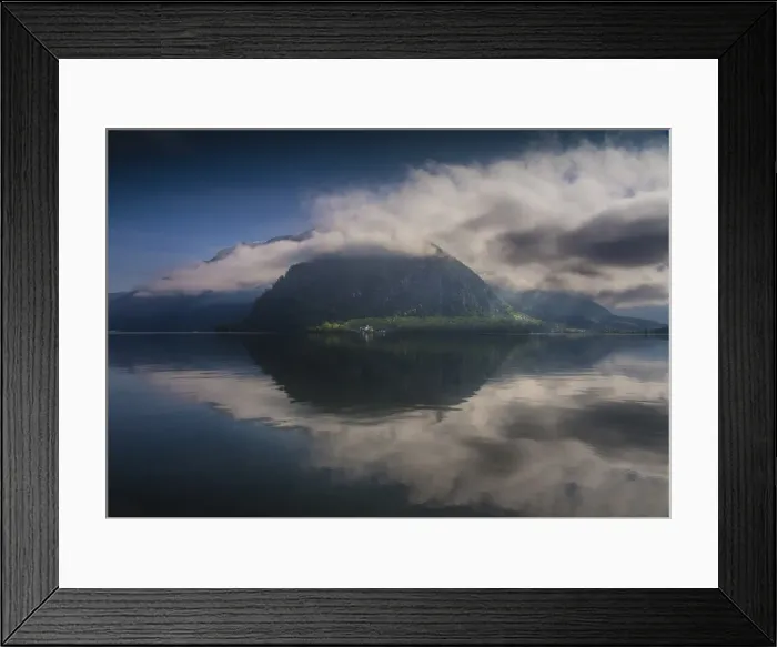 Framed Print : Lake Hallstatt, in the mountainous region of Salzkammergut, Austria Framed Print : Lake Hallstatt, in the mountainous region of Salzkammergut, Austria