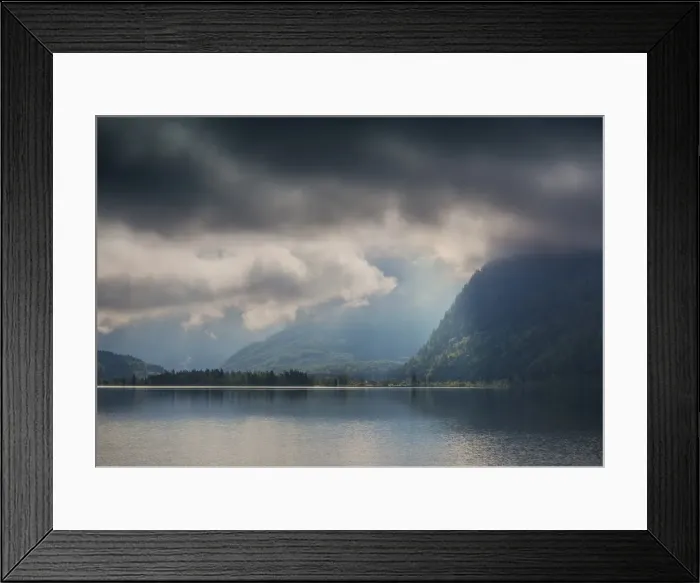 Framed Print : Lake Hallstatt, in the mountainous region of Salzkammergut, Austria Framed Print : Lake Hallstatt, in the mountainous region of Salzkammergut, Austria