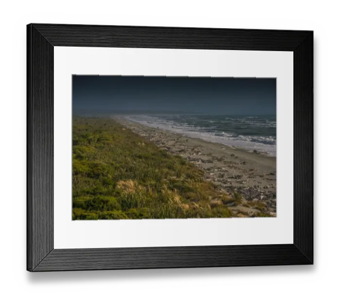 Framed Print : West coastline at Ship Creek, south Island, New Zealand