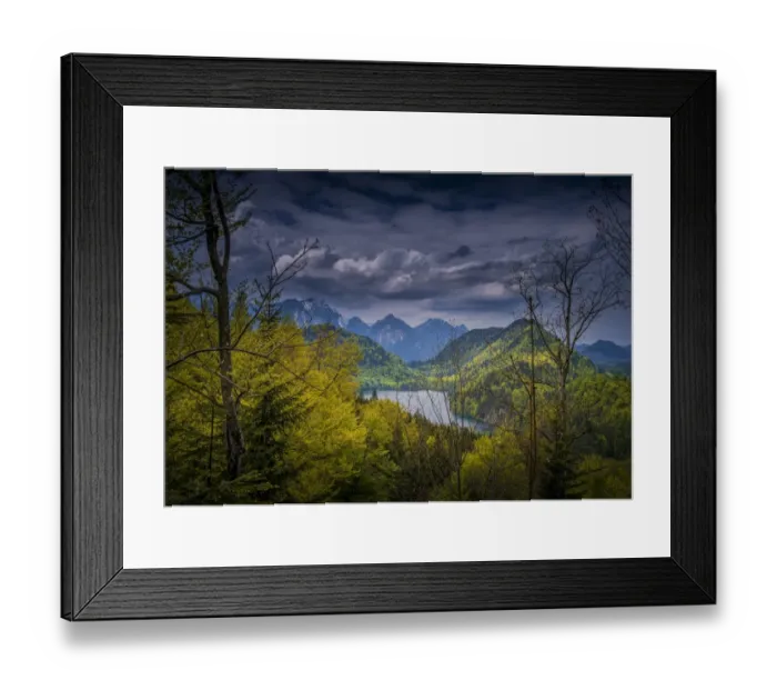 Framed Print : Woodlands, Neuschwantein, Bavaria, Germany Framed Print : Woodlands, Neuschwantein, Bavaria, Germany