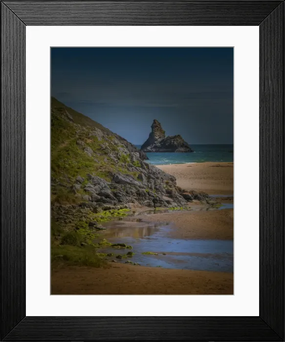 Framed Print : Coastline at Stackpole, Pembrokeshire, Wales, United Kingdom