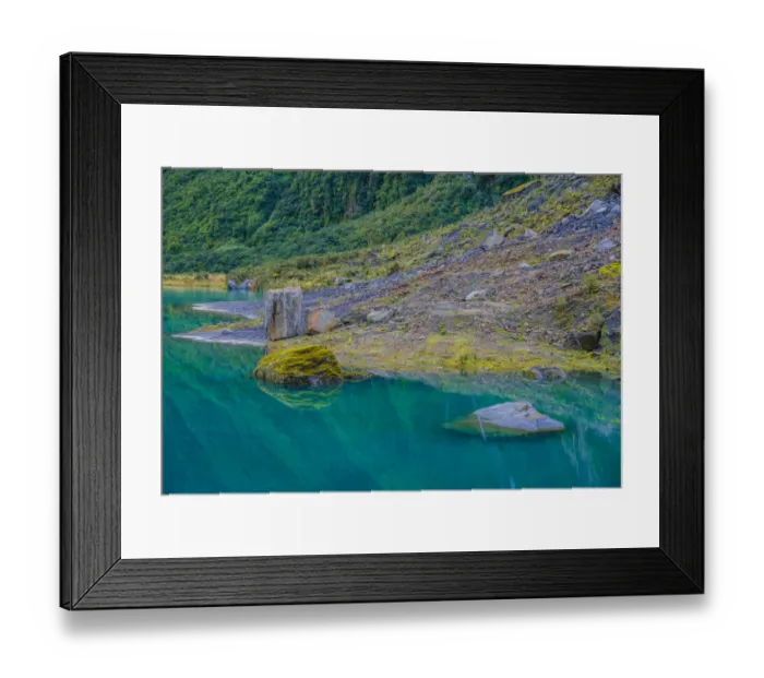 Framed Print : The west coast of the south island near Fox glacier, New Zealand
