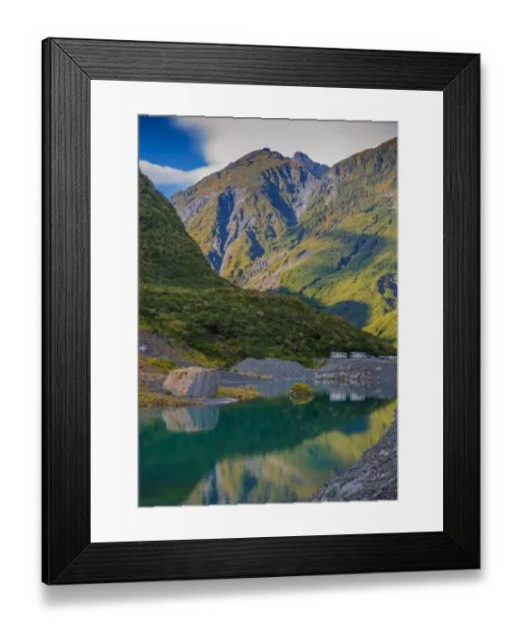 Framed Print : The west coast of the south island near Fox glacier, New Zealand