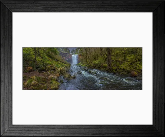 Framed Print : Trentham waterfall in the Spring, Trentham, central Victoria, Australia Framed Print : Trentham waterfall in the Spring, Trentham, central Victoria, Australia