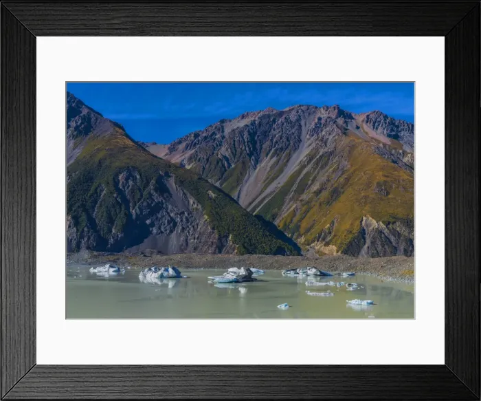 Framed Print : Tasman Glacial melt, Mount Cook Aoraki National Park, south Island of New Zealand Framed Print : Tasman Glacial melt, Mount Cook Aoraki National Park, south Island of New Zealand