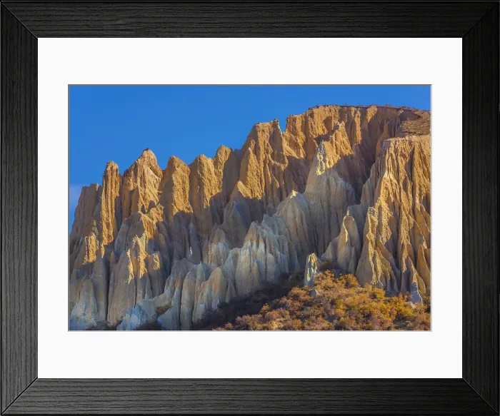 Framed Print : Autumn at the clay cliffs, Omarama, south Island of New Zealand Framed Print : Autumn at the clay cliffs, Omarama, south Island of New Zealand