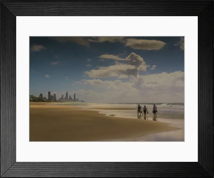 Framed Print : Nobbies beach, on the Gold coast of southern Queensland Framed Print : Nobbies beach, on the Gold coast of southern Queensland