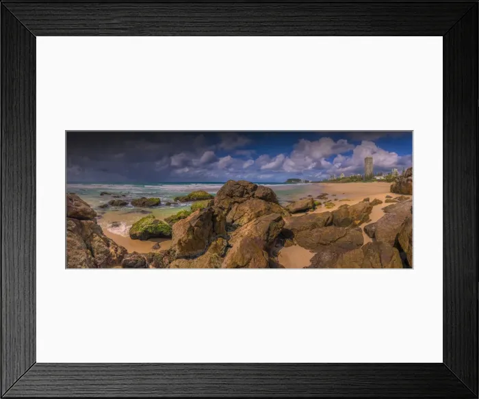 Framed Print : Nobbies beach, on the Gold coast of southern Queensland, Australia Framed Print : Nobbies beach, on the Gold coast of southern Queensland, Australia